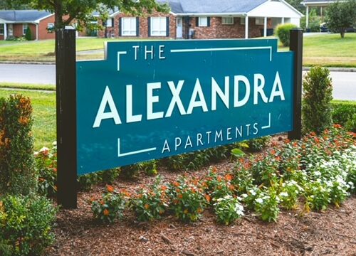 sign - the alexandra apartments
